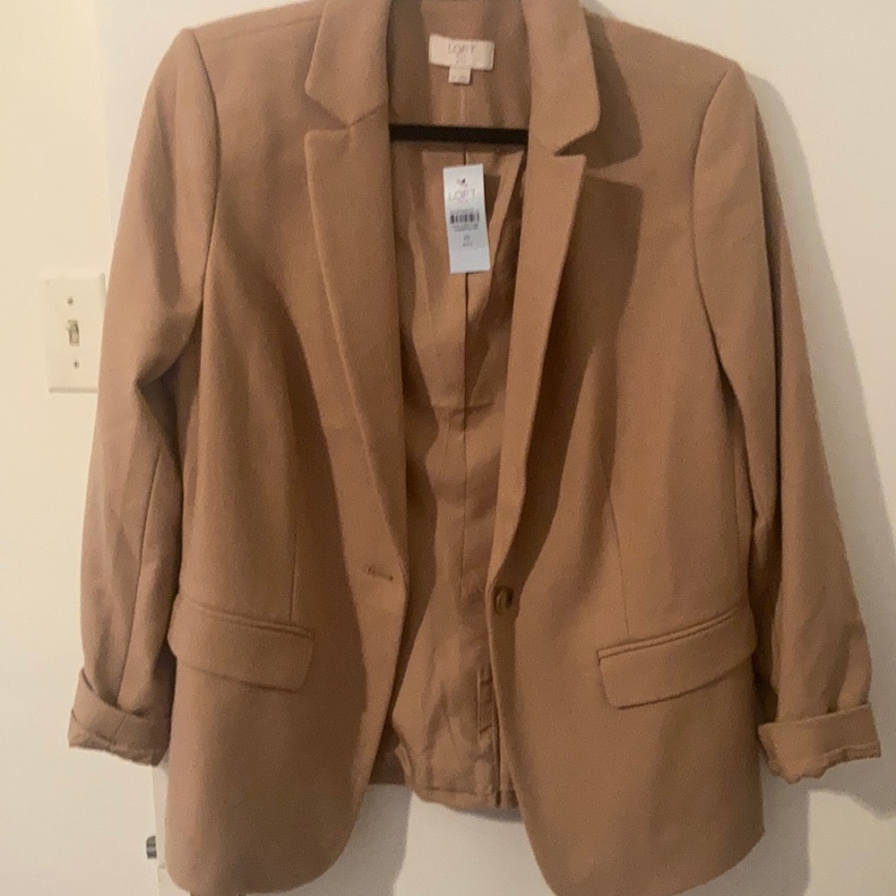 Blazer camel color by Loft